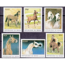 1996 Benin Mi.830-835 Horses 4,50 €