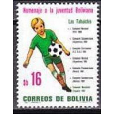 1982 Bolivia Mi.989 Football 1.40