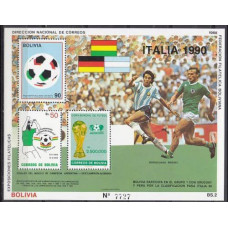 1990 Bolivia Mi.B186 1990 World championship on football of Italien 20.00 €