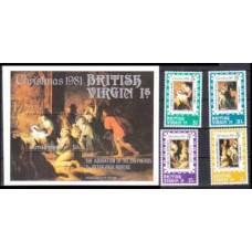 1981 British Virgin Islands Mi.419-422+423/B16 Piter Paul Rubens 7,80 €