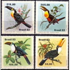 1983 Brazil Mi.1964-1967 Toucans 9.50 €