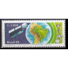 1985 Brazil Mi.2092 Satellite / Globe 0,40 €