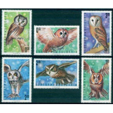 1992 Bulgaria Mi.4032-4037 Owls 5.00 €