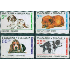 1997 Bulgaria Mi.4265-4268 Dogs 3,50 €