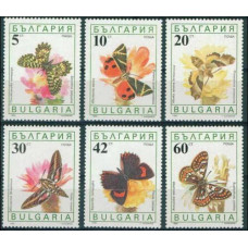 1990 Bulgaria Mi.3852-3857 Butterflies 3,20 €