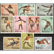 1964 Burundi Michel 125-134 1964 Olympiad Tokio 5.00 €