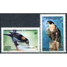 1987 New Caledonia Mi.810-811 Birds 2,20 €