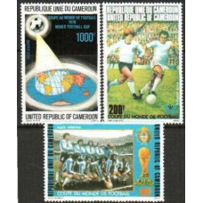 1978 Cameroun Michel 885-887 1978 World championship on football of Argentina 14.00 ?