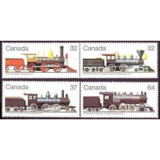 1984 Canada Mi.931-934 Locomotives 7,50 €