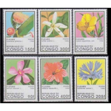 1996 Congo (Brazzaville) Mi.1468-1473 Flowers 9,00 €