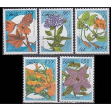 1993 Congo (Brazzaville) Mi.1387-1391 Flowers 18,00 €