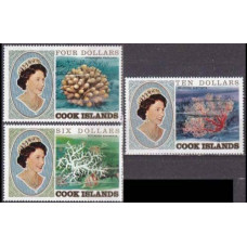 1981 Cook Islands Mi.765-767 Korallen 53,00