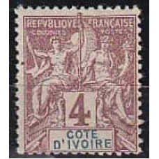 1892 Cote D'ivoire R.de Michel 3** 4.60 €