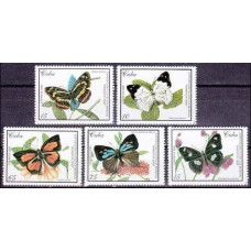2000 Cuba Mi.4259-4263 Butterflies 4,60 €