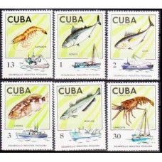 1975 Cuba Mi.2030-2035 Sea fauna 5,50 €