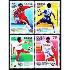 2006 Cuba Mi.4803-4806 2006 World championship on football Germania 4,00 €
