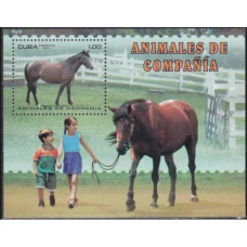 2004 Cuba Mi.4630/B192 Horses 2,00 €