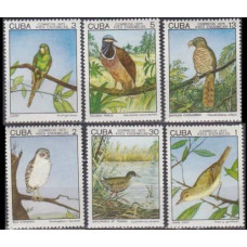 1975 Cuba Mi.2057-2062 Endemic birds 6,50 €