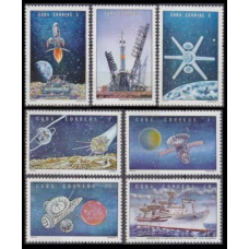 1973 Cuba Mi.1864-1870 Soyuz Launch 7,00 €