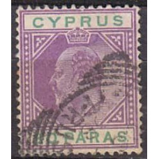 1910 Cyprus Michel 49 used Edward VII 2.20 €