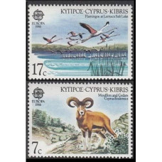 1986 Cyprus Mi.655-656 Fauna 2,50 €