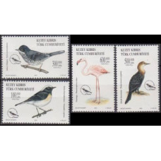 2003 Cyprus (Turkish) Mi.580-583 Birds 9,00 €