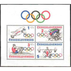 1984 Czechoslovakia Michel 2782-2785/B60 1984 Olympiad Los Angeles 5.00 €