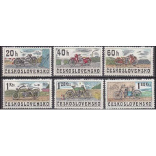 1975 Czechoslovakia Mi.2272-2277 Motorcycles 3,00 €