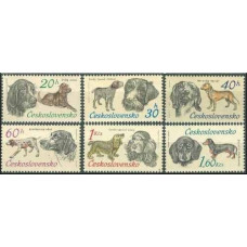 1973 Czechoslovakia Mi.2154-2159 Dogs 7,00 €