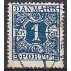 1921 Denmark-Porto Michel 17 used 8.00 €
