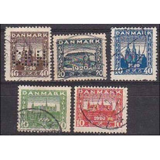 1920-21 Denmark Michel 110-12.114-15 used 11.50 €