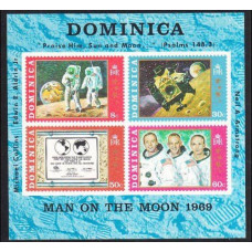 1970 Dominica Mi.292-295/B2b Apollo 11 3,00 €