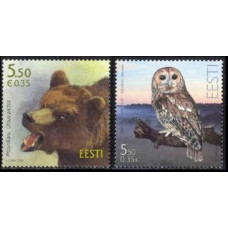 2009 Estonia Mi.643+646 Fauna / Birds 1.40 €
