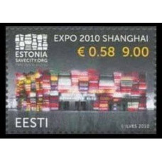 2010 Estonia (EESTI) Mi.658 EXPO 2010 SHANGHAI 1,20 €