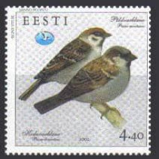 2002 Estonia (EESTI) Michel 430 Bird of the year 0.70 €