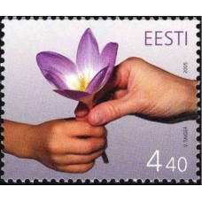 2005 Estonia (EESTI) Michel 514 Blumen 0.70 €