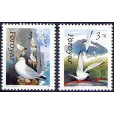 1991 Faroe Islands Mi.221-222 Birds 3.00 €