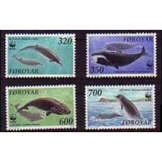 1990 Faroe Islands (Foroyar) Mi.203-206 Sea fauna 8,00 €