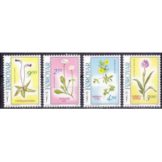 1988 Foroyar Mi.162-165 Flowers 9,00 €