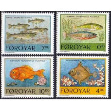 1994 Faroe Islands Mi.256-259 Sea fauna 7,50 €