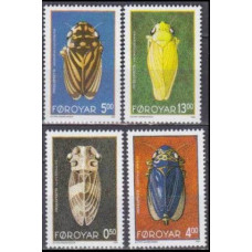 1995 Faroe Islands Mi.272-275 Insects 5,50 €