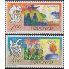 1995 Faroe Islands Mi.278-279 Europa 4,00