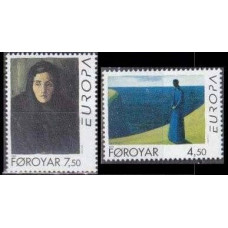 1996 Faroe Islands Mi.296-297 Europa 4,00