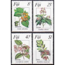 1983 Fiji Mi.489-492 Flowers 4,00 €