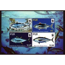 2004 Fiji Mi.1059-1062/B45 Sea fauna 8,00 €