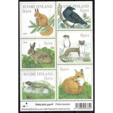 2004 Finland Mi.1709-1714/B34 Fauna 8,00 €