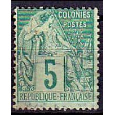 1881 France colonies Michel 48 used 3.60 €