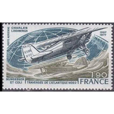 1977 France Mi.2032 Planes 0,70 €