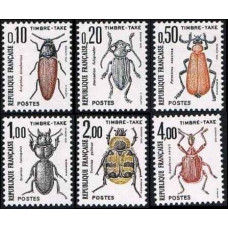 1982 France Mi.P106-111 Insects 2,20 €