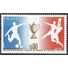 1977 France Mi.2035 Football 1.00